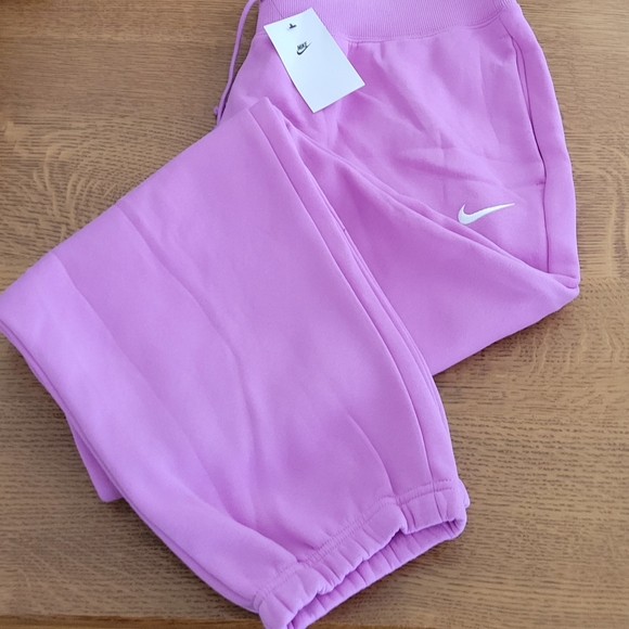 Nike Sportswear Phoenix Fleece High-waisted Oversized Sweatpants - Rush Fuschia - Picture 8 of 12